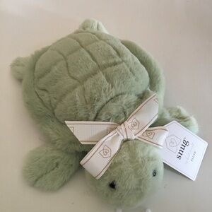 NEW 11” Plush Green Turtle Soft Baby Toy Stuffed Animal Cuddle Baby Gift | Snug